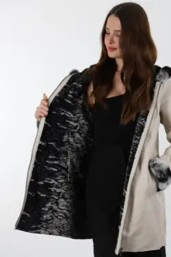 Rexs Hakiki Deri kadın Ceket