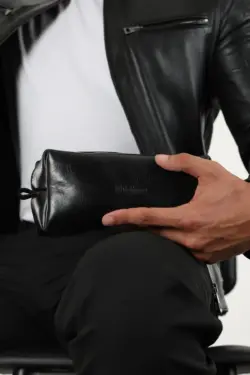 derihouse hakiki deri-caisson siyah unisex canta