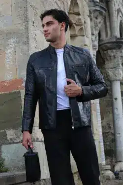 derihouse hakiki deri-caisson siyah unisex canta