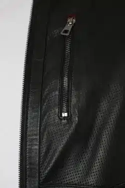 Diego Erkek Siyah Kısa Hakiki Deri Ceket