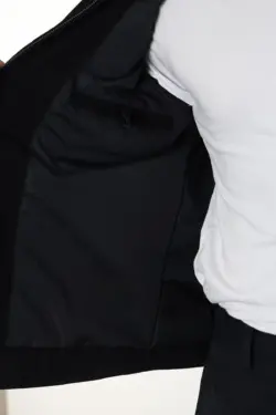 Petra Erkek Lacivert Kısa Hakiki Deri Ceket