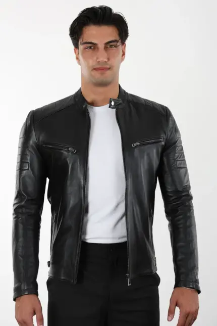 waco-erkek-siyah-kisa-hakiki-deri-ceket