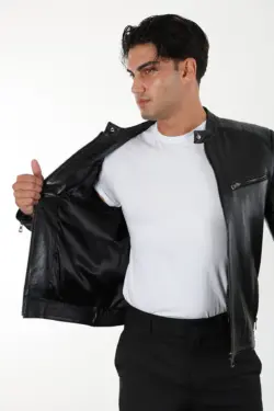 waco-erkek-siyah-kisa-hakiki-deri-ceket