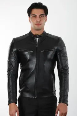 waco-erkek-siyah-kisa-hakiki-deri-ceket