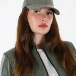 Deri Şapka Yeşil Unisex