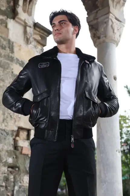 Pilot Deri Ceket