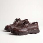 Kahverengi Erkek Deri Kalın Taban Ayakkabı