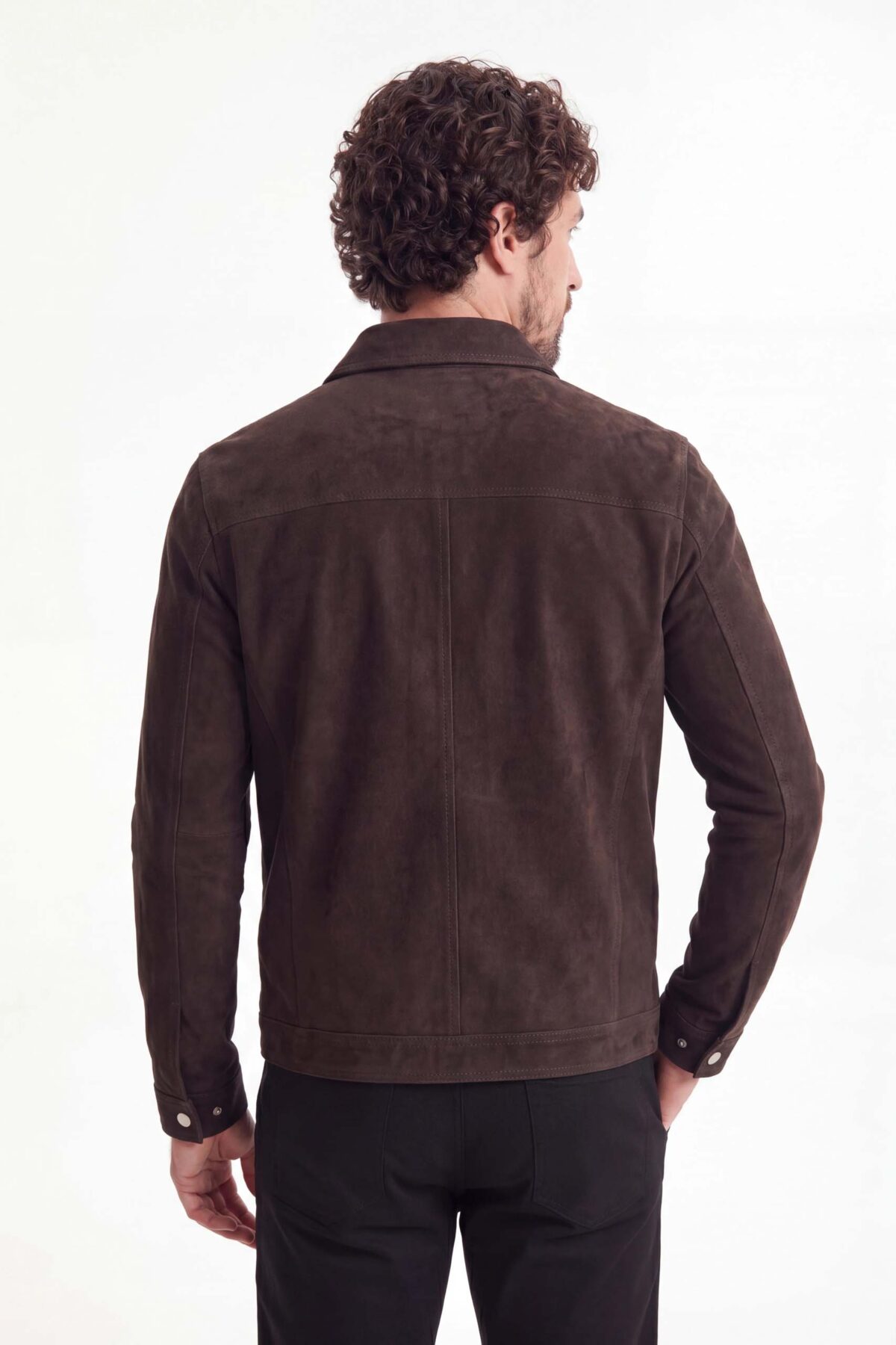 Brown Erkek Süet Ceket