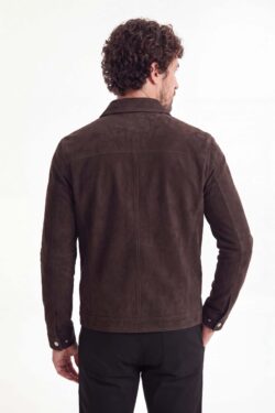 Brown Erkek Süet Ceket